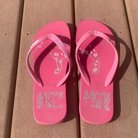 PINK Victoria's Secret | Shoes | Pink Victoria Secret Flip Flop | Poshmark